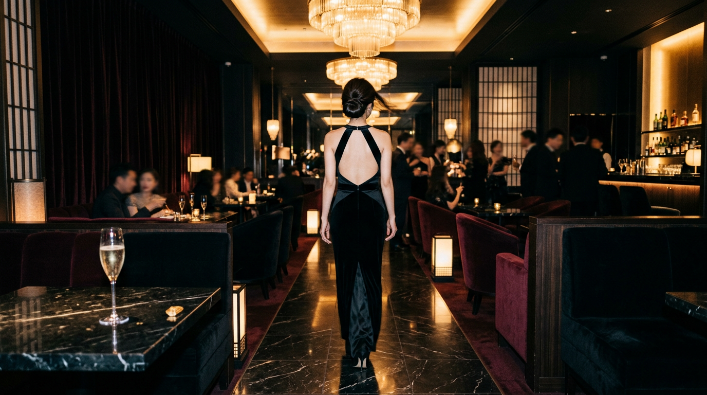 Luxury interior of Club Étoile